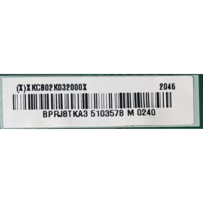 MAIN PARA SMART TV PHILIPS LED-LCD 4K (3840 X 2160) CON UHDTV / NUMERO DE PARTE XKCB02K032 / 715GA841-M0D-B00-005K / (X)XKCB02K032000X / BPRJ8TKA3 / PANEL TPT580B5-U1T01.D REV:S01AJ / MODELO 58BFL2114 / 58BFL2114/27 - Imagen 3